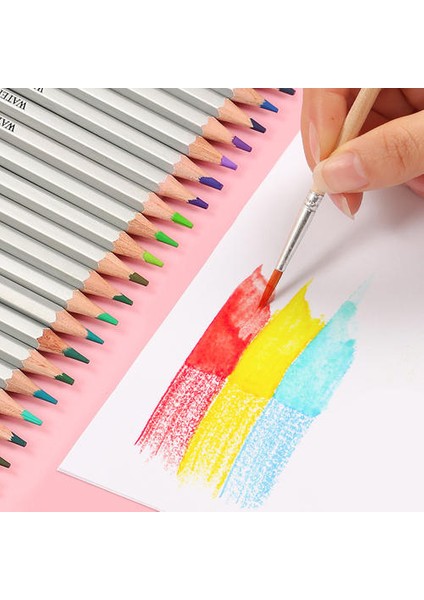 72 Renkler / Set Sanat Boyama Için Renkli Kalem Seti Profesyonel Ahşap Suluboya Tasarım Graffiti Kırtasiye Malzemeleri | Renkli Kalemler (Yurt Dışından) fırsatları