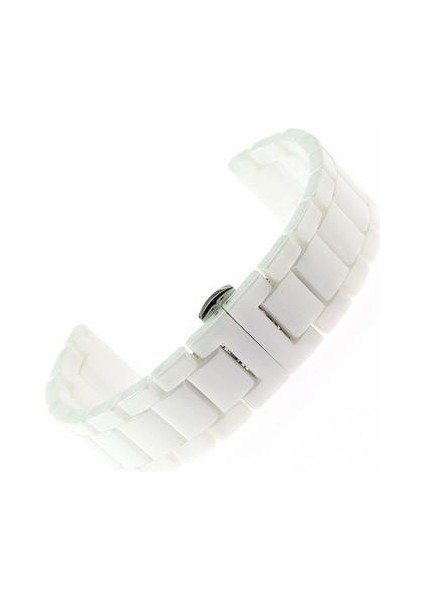 Dışbükey Ağız Saat Kayışı Için Seramik Kordon Band Bilezik Band | Band Beyaz | Seramik Watch Band Bilezik Band (Yurt Dışından)