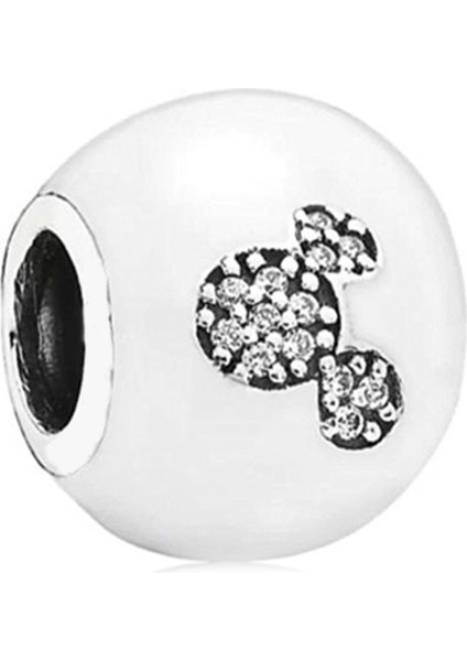 Mickey Mouse Gümüş Charm NUR-BL02009