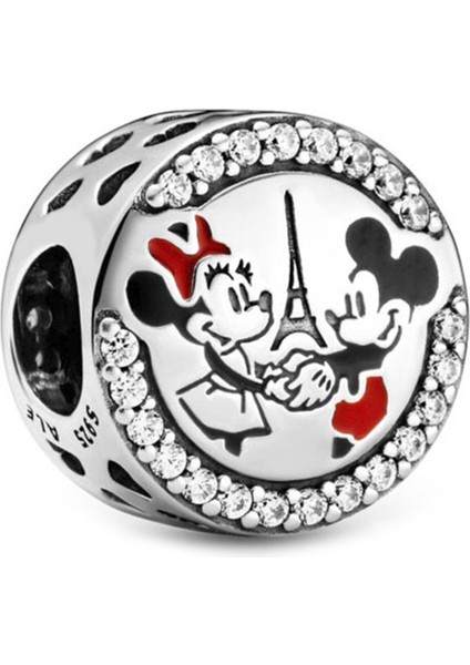 Mickey Mouse Gümüş Charm NUR-BL02003