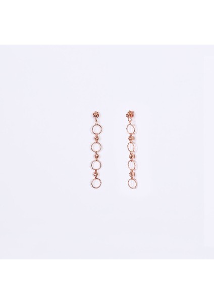 Dorika Model Sallantılı Gümüş Küpe NUR-KP01163