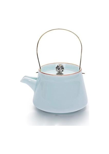 Celadon Seramik Işın Çay Potu 240 Ml, Japon Tarzı Çay Potu Pu'er Pot Ev Çay Seti Tek Çaydanlık Seramik Çiçek Çaydanlık Su Isıtıcısı | Çaydanlıklar (Yurt Dışından)
