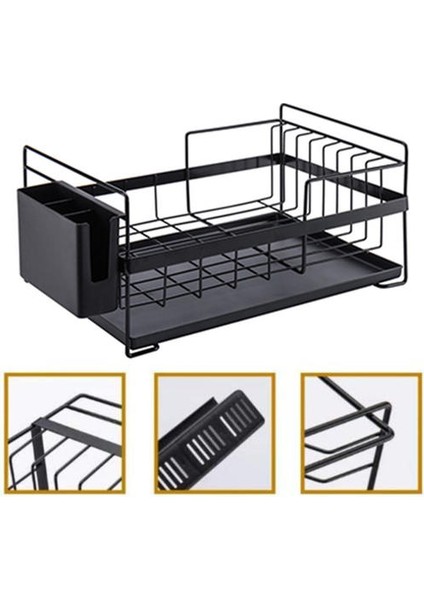 Mutfak Restoran Bulaşık Süzgeç Kurutma Raf Tutucu Plakalar Fincan Sofra Kase Raf Depolama Sepet Sınıflandırın | Depolama Tutucular ve Amp;raflar (Yurt Dışından) fiyatları