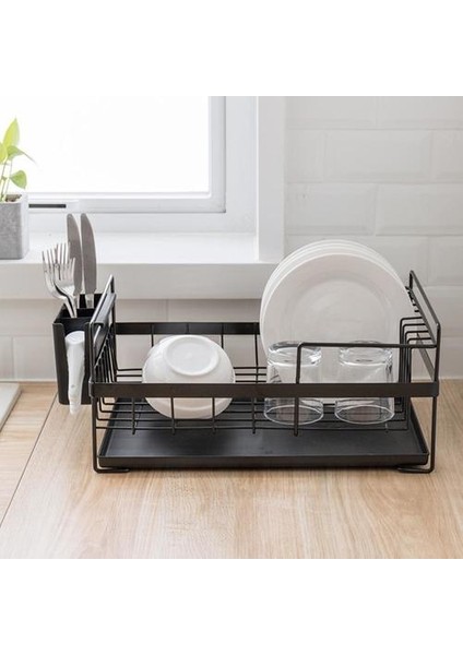 Mutfak Restoran Bulaşık Süzgeç Kurutma Raf Tutucu Plakalar Fincan Sofra Kase Raf Depolama Sepet Sınıflandırın | Depolama Tutucular ve Amp;raflar (Yurt Dışından) modelleri