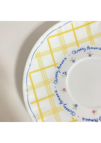Kızlar Sevimli Seramik Kahve Fincanı ve Tabağı Seti Retro Ingilizce Çay Espresso Kupalar Öğleden Sonra Çay Kupası Porselen | Kahve Kupası ve Amp;tabak Setleri (Yurt Dışından)