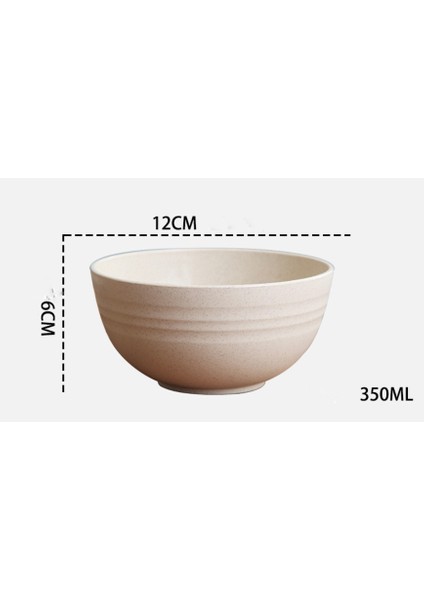 5 Adet 12 cm Buğday Saman Salatası Kaseler Kırılmaz Karıştırma Kaseler Kullanımlık Bulaşık Makinesi Mikrodalga Çorba Kaseleri Ev Mutfak Restoran | Kaseler (Yurt Dışından) fiyatları