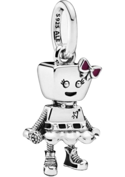 Robot Gümüş Charm NUR-BL00113