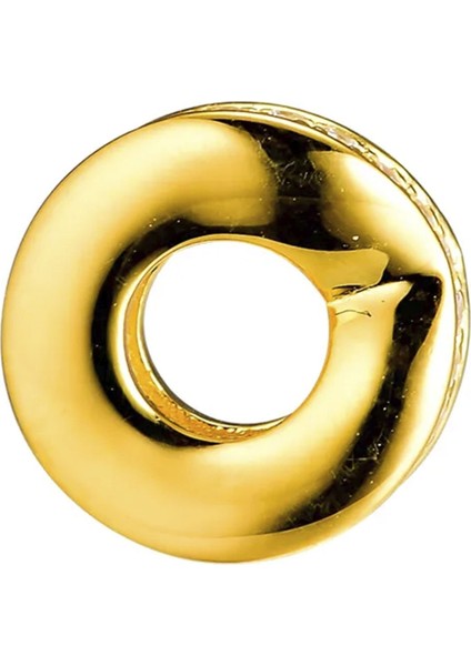 Gold Renk İnce Taşlı Gümüş Charm NUR-BL01013 modelleri