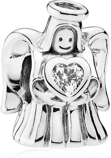 Angel Of Love Gümüş Charm NUR-BL01006