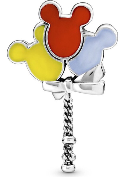 Mickey Mouse Gümüş Charm NUR-BL00089