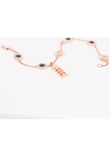 Balık Model Gümüş Bileklik NUR-BL00397