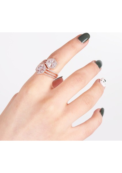 Tasarım Gümüş Yüzük NUR-YZ00440 fiyatları