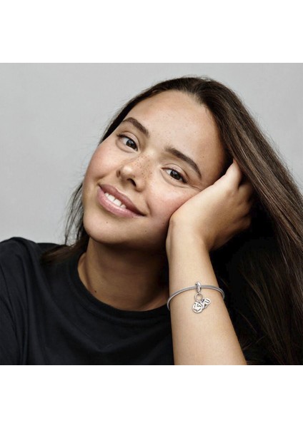 I Love You Sallantılı Gümüş Charm NUR-BL01278 modelleri