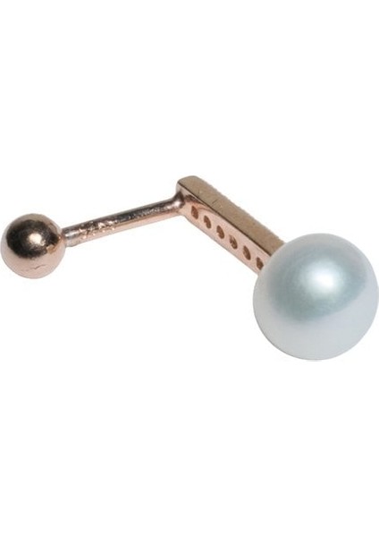 İncili Tragus Gümüş Küpe NUR-KP00258