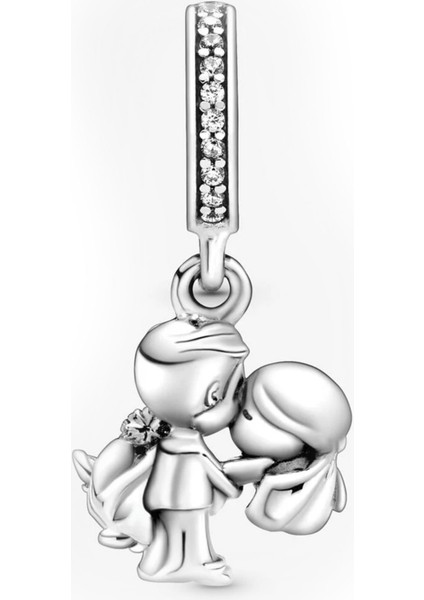 Gelin Ve Damat Gümüş Charm NUR-BL00279 fiyatları