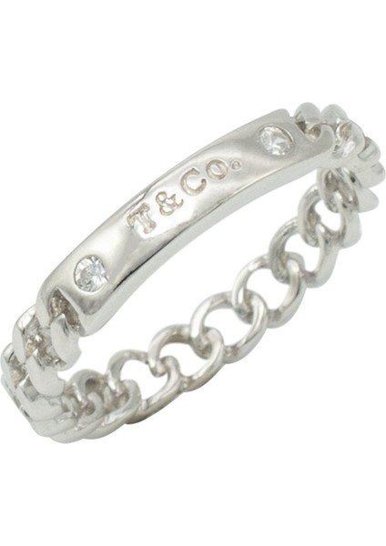 Geçişli Gümüş Yüzük NUR-YZ01906