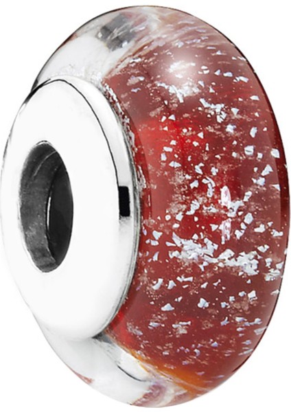 Murano Taşlı Gümüş Charm NUR-BL01113