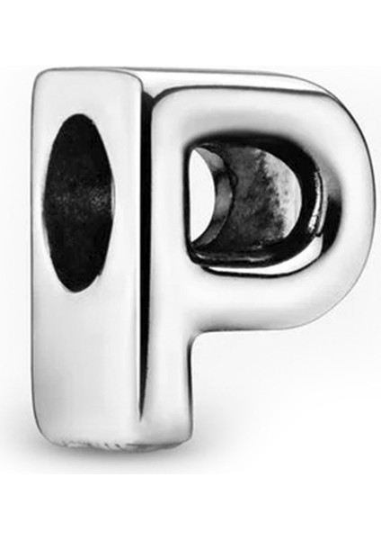 P Harfi Gümüş Charm NUR-BL00260