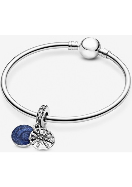 'The Best İs Yet To Come' Yazılı Sallantılı Gümüş Charm NUR-BL00242 modelleri