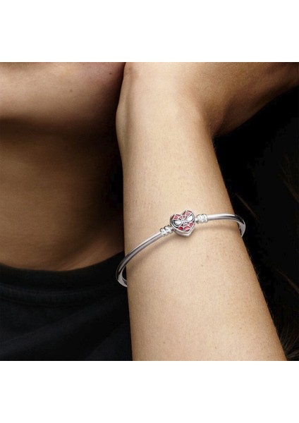 Örümcek Adam Kalpli Gümüş Charm NUR-BL00006 modelleri