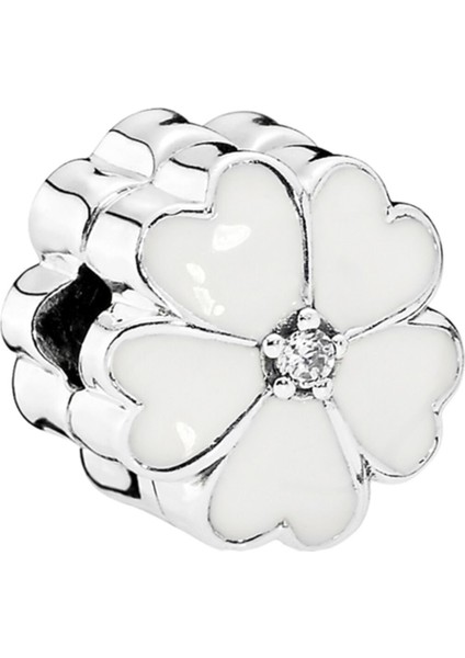 Çuha Çiçeği Gümüş Charm NUR-BL00966