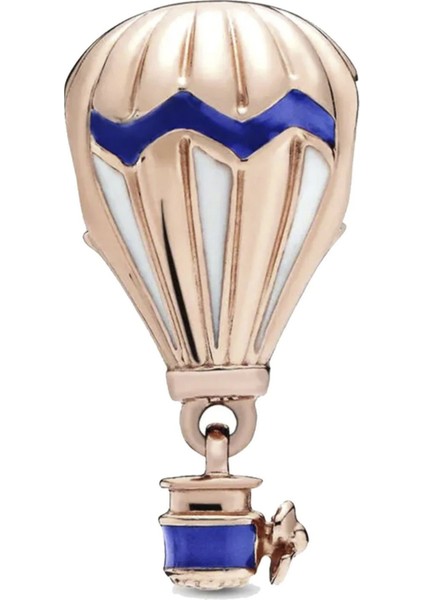 Rose Balon Gümüş Charm NUR-BL10043