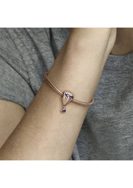 Rose Balon Gümüş Charm NUR-BL10043 modelleri