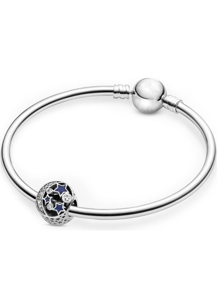 Işıltılı Ay Yıldız Gümüş Charm NUR-BL00041 modelleri