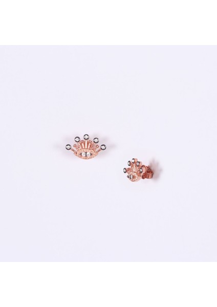 Kirpikli Göz Gümüş Küpe NUR-KP01109