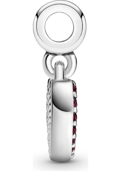 Pembe Taşlı Kalp Me Gümüş Charm NUR-BL07709 fiyatları