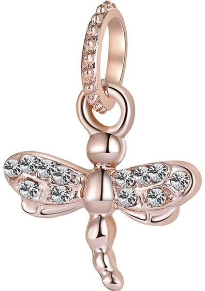 Sallantılı Rose Yusufcuk Gümüş Charm NUR-BL09909