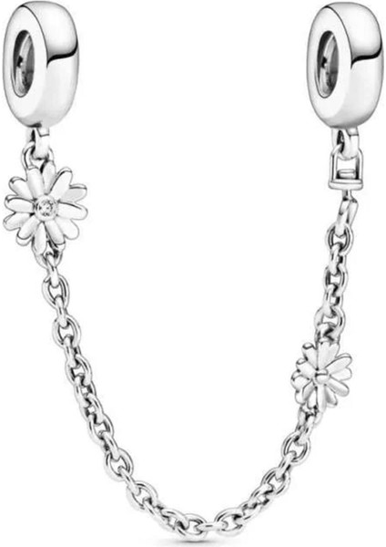 Güvenlik Zinciri Gümüş Charm NUR-BL12427