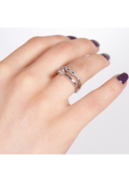 Trend Gümüş Yüzük NUR-YZ00008 fiyatları