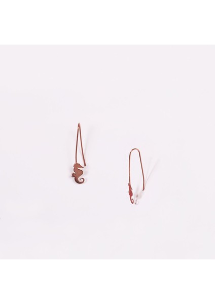 Deniz Atı Gümüş Küpe NUR-KP00228