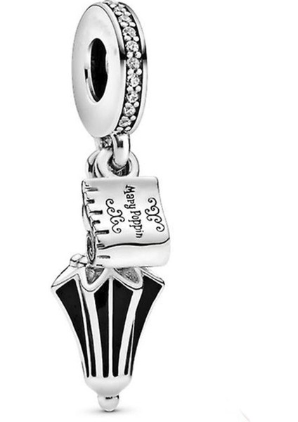 Disney Mary Poppins Şemsiye Gümüş Charm NUR-BL12415