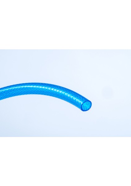 Pvc Şeffaf Örgülü Hortum Mavi Renk 3/4 ( İç Çap 19 mm) 100 Metre
