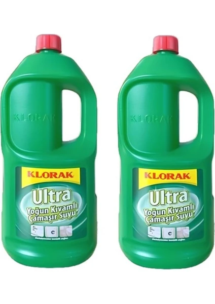 Ultra Yoğun Kıvamlı Çamaşır Suyu 1850 ml - 2 Adet