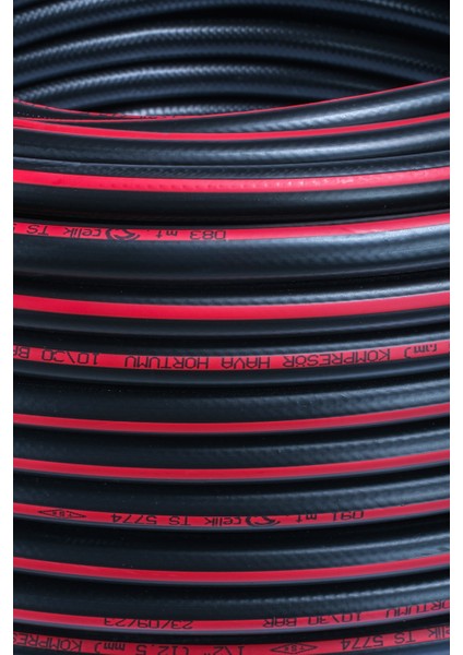 Termo Kompresör Su Hortumu 10- Bar 1/2 (Iç Çap : 12,5 mm ) 100 Metre
