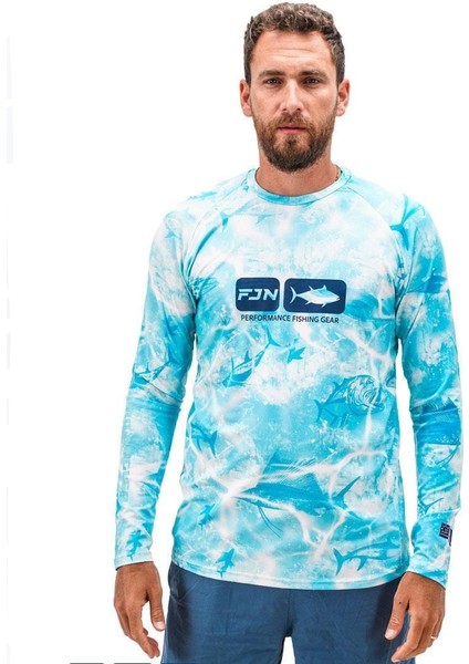 Pro Angler S24 T-Shirt Water Camo - L