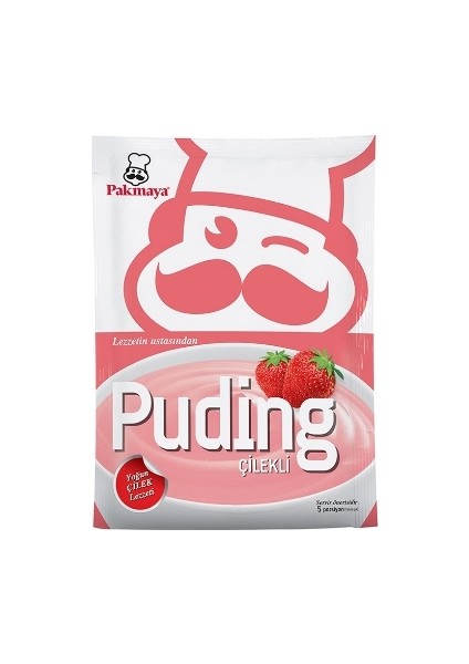 Çilekli Puding 125 Gr.