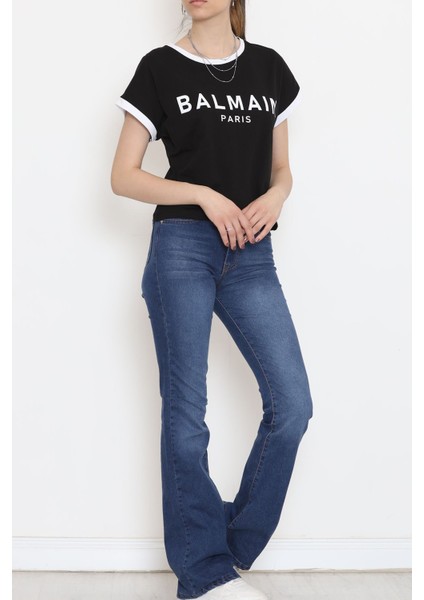 Baskılı T-Shirt Siyah - 16553.1567.