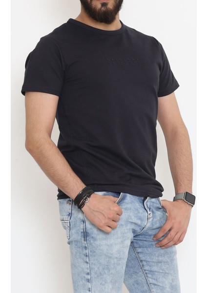 Karyokalı T-Shirt Lacivert - 152434.275.