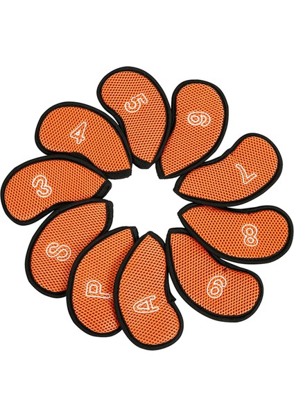 10 Golf Kulübü Headcovers Yapışkan Düğme Ütüler Wrap Çorap Meshy (Yurt Dışından) modelleri
