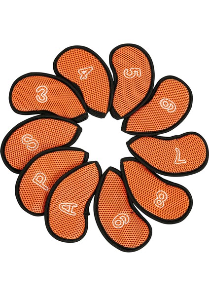 10 Golf Kulübü Headcovers Yapışkan Düğme Ütüler Wrap Çorap Meshy (Yurt Dışından) fırsatları