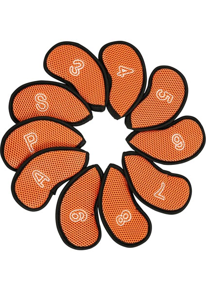 10 Golf Kulübü Headcovers Yapışkan Düğme Ütüler Wrap Çorap Meshy (Yurt Dışından) indirimleri