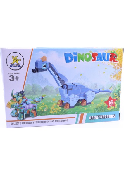 Dinosaur Dinozor Blok Oyuncak Seti 03 Brontosaurus