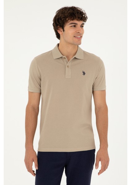 Erkek Açık Haki Tişört Basic 50279573-VR183