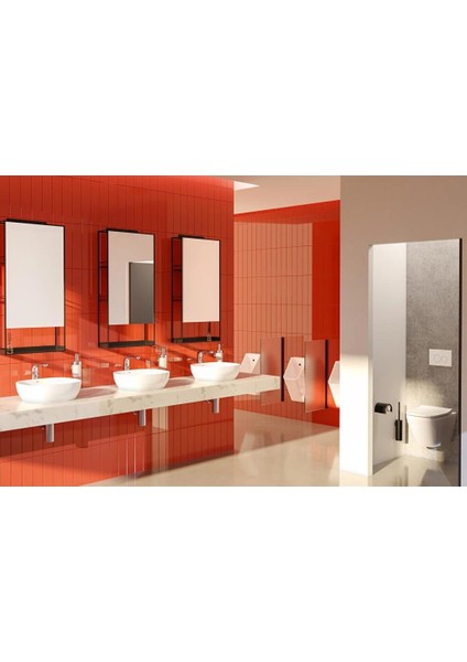 Outline 45CM Kare Tezgah Üstü Çanak Lavabo 5994B403-0016 fiyatları