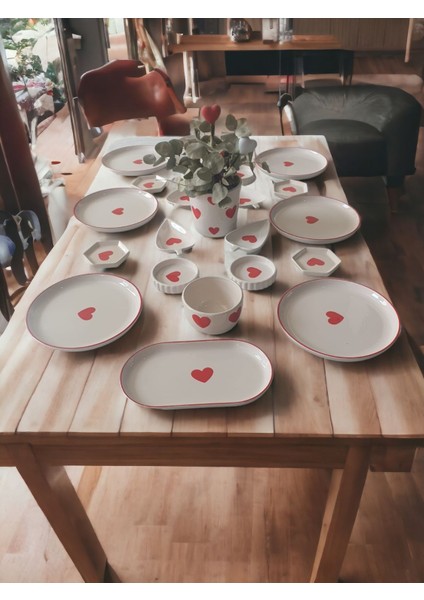 23 Parça Kalpli Kahvaltı Seti modelleri