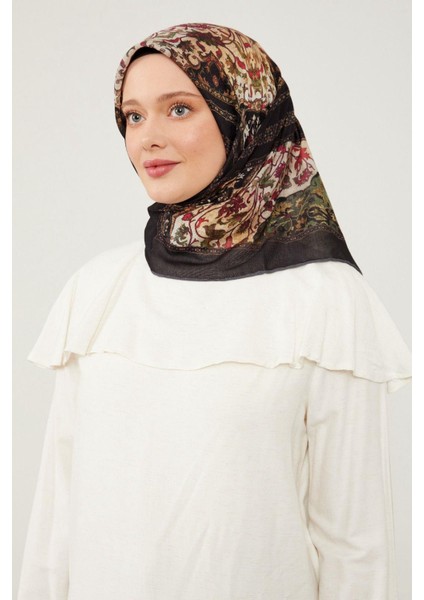 Soft Pamuk Eşarp - 90045-01 Siyah